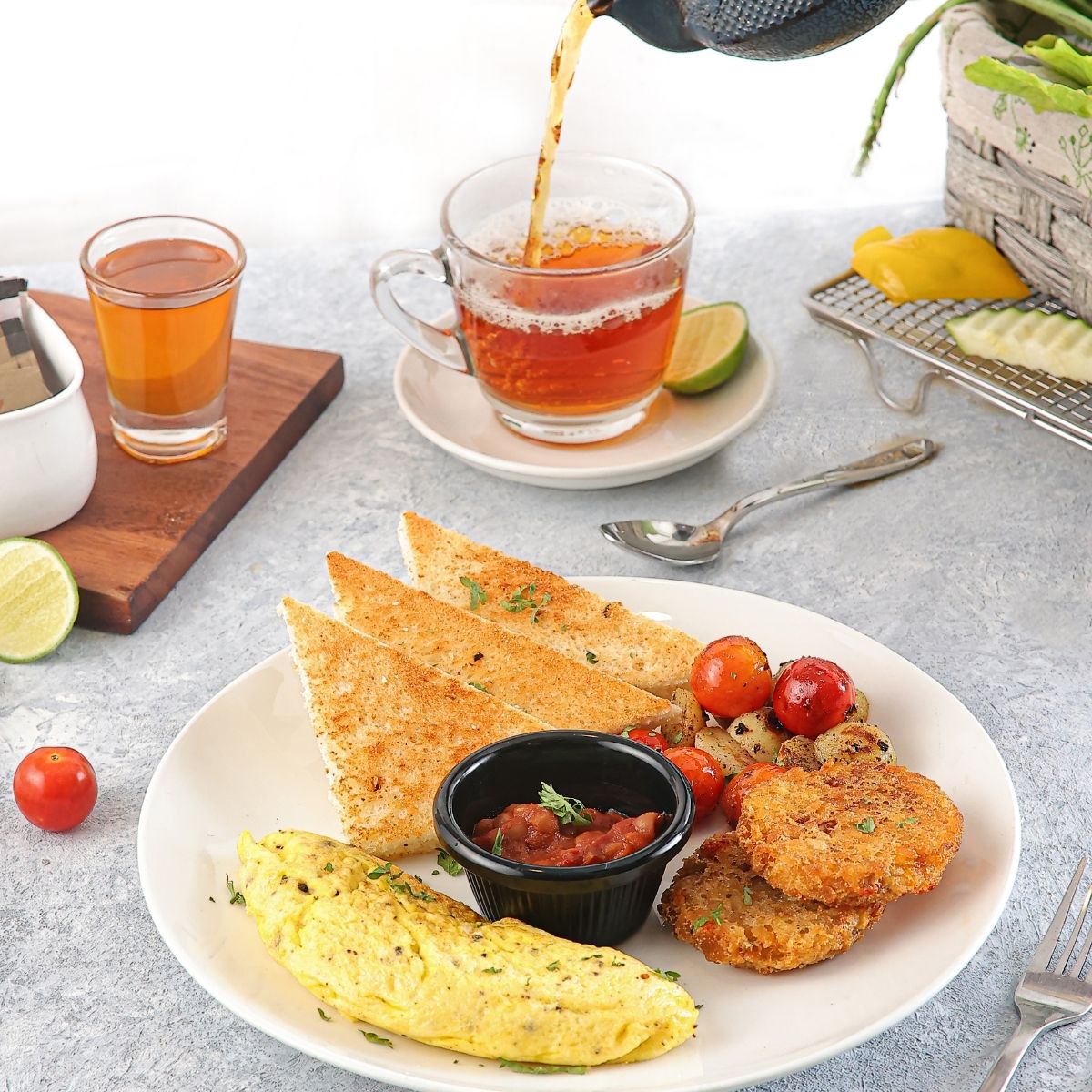 Three Cheese Omelettes