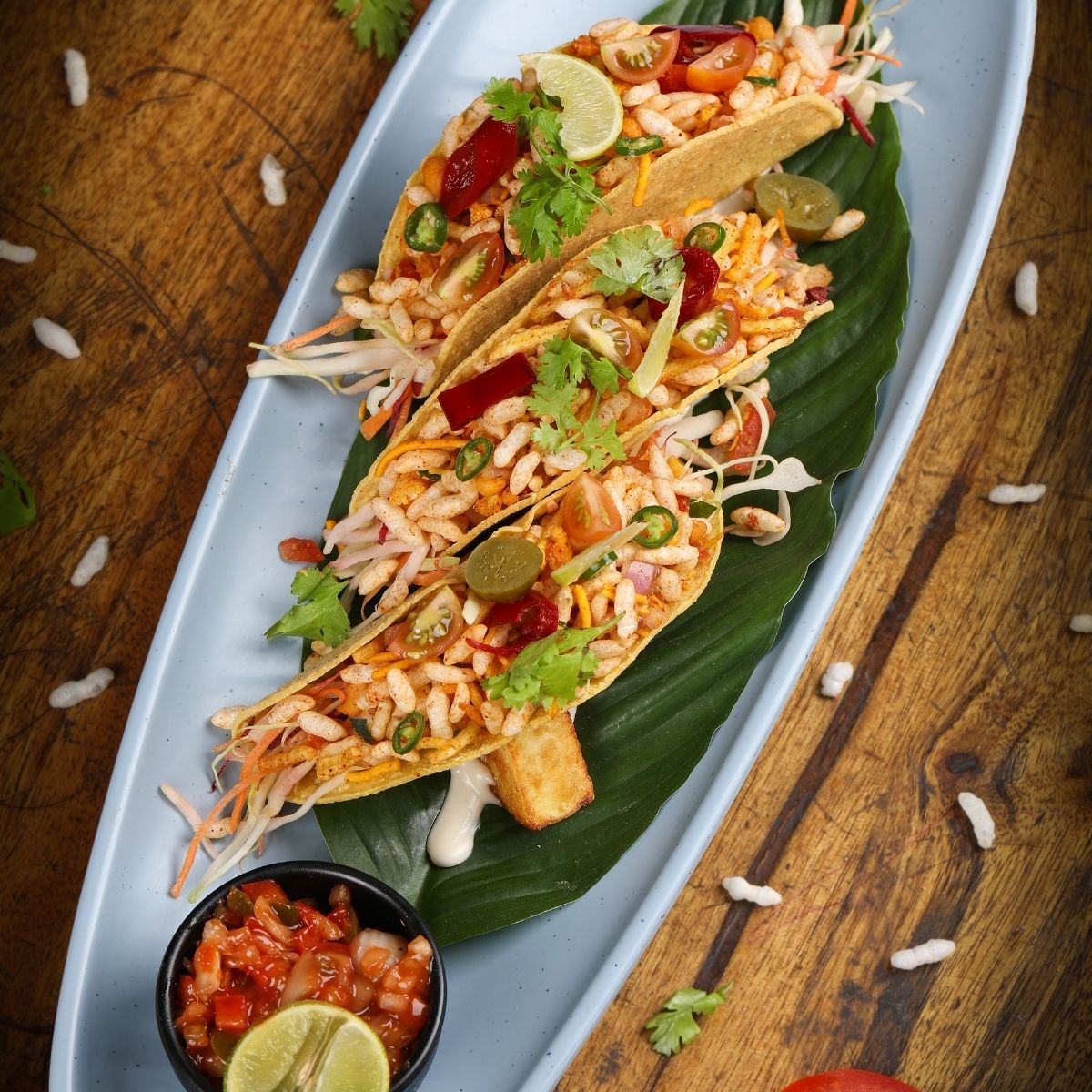 Bhel Puri Tacos