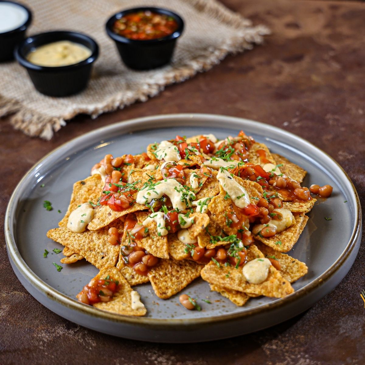 Veg Enchante Loaded Nachos